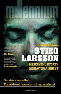Skandynawskie kryminały - okładka książki Stiega Larssona "Mężczyźni, którzy nienawidzą kobiet"