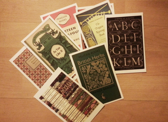literackie pocztówki – okładki książek