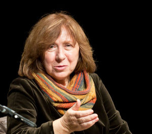 Svetlana Alexievich, a Belarusian investigative journalist and prose writer